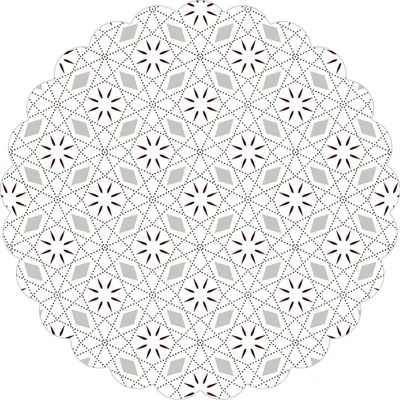 Produktbild von Tassendeckchen Mia in Braun, Tissue mit Folienbeschichtung, 105 mm, 250 Stück - Mank
