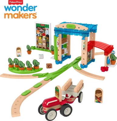 Produktbild von Fisher-Price Wunder Werker Kleine Stadt, Baukasten, Konstruktions-Spielzeug