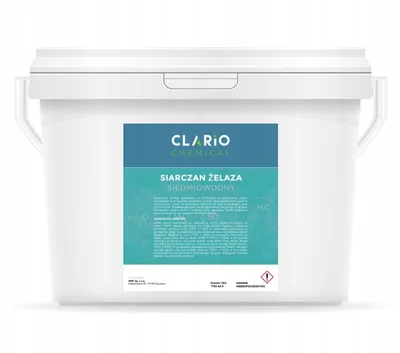 Obrázek produktu pro Síran železitý Clario Chemická kvalita, mech, slimáci, hnojivo na trávu 5kg, 5000g