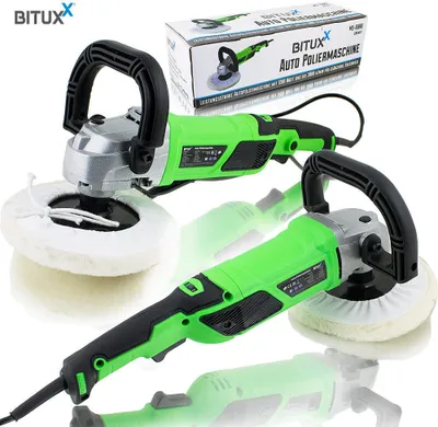 Produktbild von Bituxx Autopoliermaschine mit manu. Drehzahlregelung 1200W, MS-16006