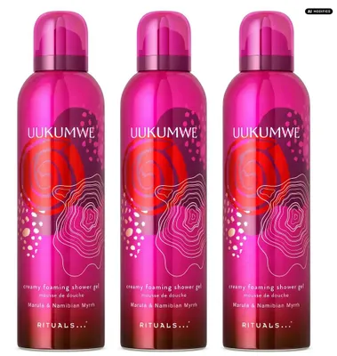 Produktbild von Rituals Uukumwe Creamy Foaming Shower Gel Duschgel 3er Set