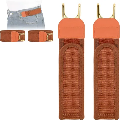 Imagen del producto de Cinturón táctico para hombre, sin hebilla, ajustable, ideal para actividades al aire libre