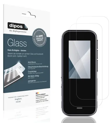 Produktbild von 2x Schutzfolie für Nvgfelis HC09 - Anti-Shock 9H Folie dipos Glass Kunststoffglas