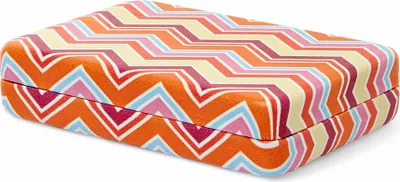Produktbild von kleines Schmuckkästchen Etui, Reise Schmuckaufbewahrung (Wave orange)