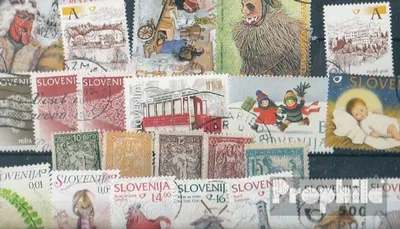 Produktbild von Briefmarken Slowenien 25 verschiedene Marken