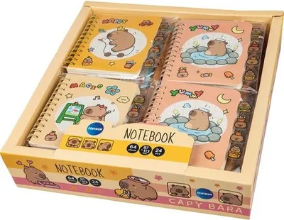 Image de Cahier Capybara avec onglets 64K 87X113mm