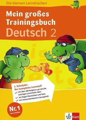 Immagine prodotto di Die kleinen Lerndrachen: Mein großes Trainingsbuch Deutsch 2. Klasse. Trainingsbuch mit separatem Lösungsheft