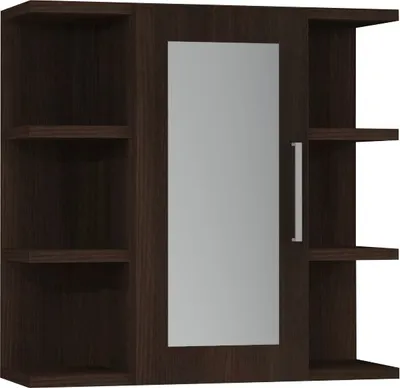 Obrázek produktu pro Koupelnové zrcadlo Zrcadlová skříňka Koupelnová skříňka Zrcadlo koupelnové zrcadlo wenge, barva:wenge
