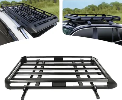 Obrázek produktu pro Střešní nosič, nosnost 150 kg, nastavitelná šířka, lehká konstrukce