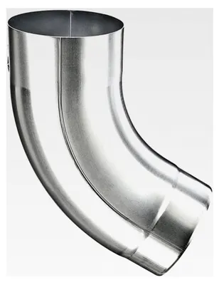 Produktbild von Zink Fallrohrbogen rund DN 87 / 60 Grad