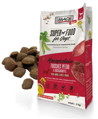 Zdjęcie produktu dla MAC's Dog Sucha Karma Monoproteinowa Z Koniną 3kg Dla Psów Skłonnych Do Alergii