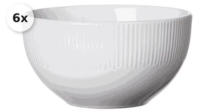 Produktbild von Müslischale 600ml 6er Set Banda weiss