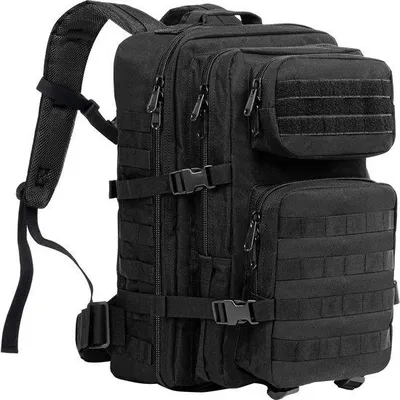 Obrázek produktu pro Uniqoos® 40L taktický batoh, robustní a voděodolný, rozměry cca 50 x 30 x 30 cm, 5 přihrádek, systém MOLLE, prodyšná a polstrovaná záda