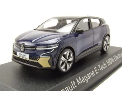 Produktbild von Norev 517922 Renault Megane E-Tech 100% Electric 2022 dunkelblau schwarz 1:43