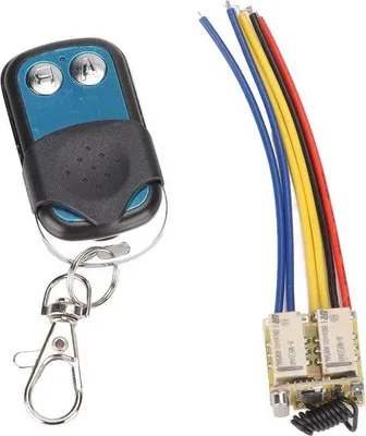 Obrázek produktu pro Univerzální 2kanálový spínač 433 MHz na 12 V DC – bezdrátový spínač – aretovaná momentová spínací funkce – tlačítko pro vynulování – aretovaný modul