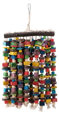 Image de Jouet suspendu pour perroquet, jouet pratique et original avec crochet de suspension pour oiseaux