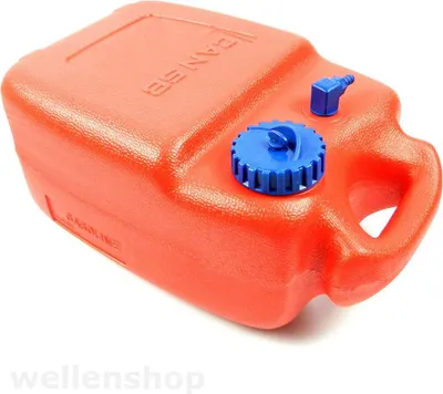 Produktbild von 12 Liter Bootstank Benzintank für Außenborder, Kraftstofftank mit Entlüftung