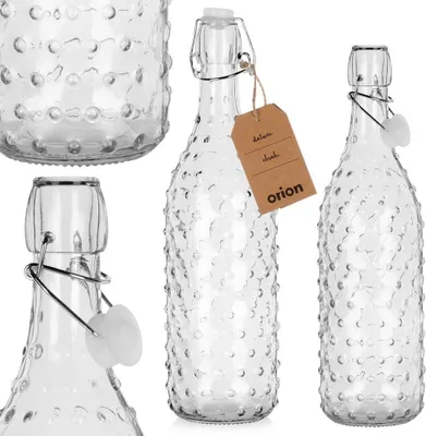 Obrázek produktu pro Skleněná láhev Orion Skleněná láhev s výklopným víčkem 1 litr