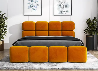 Produktbild von Polsterbett MONAKO 140 x 200 plus Matratze und Bettkasten. Möbel vom Hersteller- Handarbeit! Bett Komplett-Set mit Matratze,Bettkasten, Lattenrost & Kopfteil. Modern und robust. Elegantes Bett mit massives Kopfteil und kristallähnlichen Knöpfen.