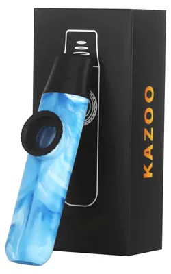 Zdjęcie produktu dla Kazoo flet - Regulowany ton - 5 membran - Niebieski - Instrument do śpiewania
