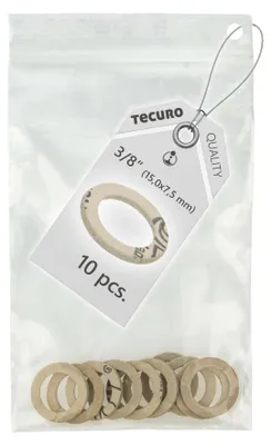 Produktbild von tecuro 10 x HD-Pressdichtung 3/8" (7,5 x 15 x 2 mm) Trinkwasserzulassung KTW-BWGL (P.2), für Verschraubungen/Überwurfmuttern