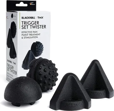 Productafbeelding van TRIGGER SET Twister: Triggerpuntmassageurs voor de behandeling van lokale spanningen. Handige fasciamassageurs met handvat, ideaal voor onderweg. Gemaakt in Duitsland