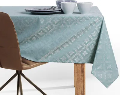 Zdjęcie produktu dla Obrus Bawełniany MAYA 160x200 miętowy DecoKing