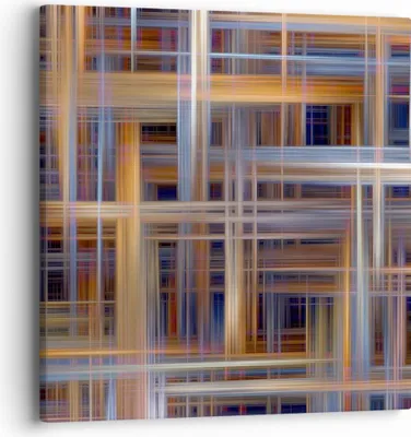 Produktbild von Bild auf Leinwand - Leinwandbild - Abstraktion modern - 40x40cm - Wand Bild - Wanddeko - Wandbilder - Leinwanddruck - Bilder - Kunstdruck - Wanddekoration - Leinwand bilder - Wandkunst - AC40x40-3430