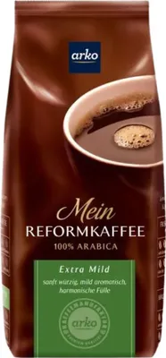 Produktbild von arko REFORMKAFFEE Extra Mild, 500g Bohnen