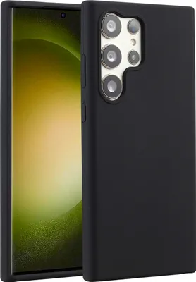 Zdjęcie produktu dla Accezz Liquid Silicone Backcover dla Samsung Galaxy S23 Ultra - Czarny