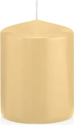 Produktbild von Stumpenkerzen Champagner 80 x Ø 58 mm, 16 Stück