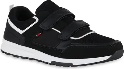 Produktbild von VAN HILL Herren Laufschuhe Sportschuhe Sportliche Profil-Sohle Schuhe 840940, Farbe: Schwarz, Größe: 43