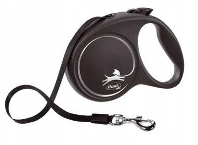 Obrázek produktu pro Vodítko flexi Black Design popruh vel. L 5 m 50 kg