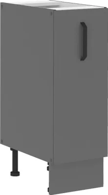 Produktbild von Küche NESSA Unterschrank 30 cm Anthrazit Schrankauszug Küchenzeile Küchenblock