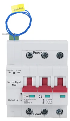 Obrázok produktu pre Jistič 3P, ovládanie cez PC sieť, pasívny/aktívny, miniatúrny spínač pre priemysel, AC 400V