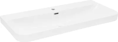 Produktbild von SAT Fusion Möbelwaschtisch 100,6x46,3 cm mit Überlauf, weiß matt