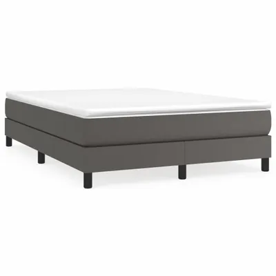 Produktbild von Boxspringbettgestell Grau 140x200 cm Kunstleder