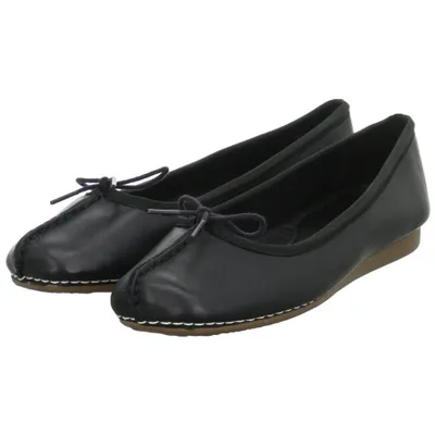 Immagine prodotto di Clarks Freckle ice scarpe da donna ballerine ballerine nero tempo libero, numero di scarpe: EUR 41.5 | UK 7.5