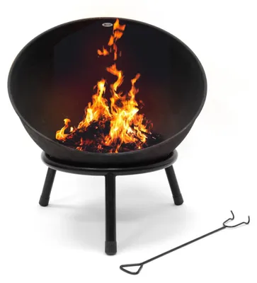 Produktbild von HEAT Feuerkorb auf Füßen, Modell Kappa, Schwarz, Durchmesser 56 cm