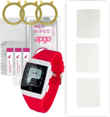 Produktbild von apgo 3 Stück Schutzfolie, Matt, kompatibel mit Garett Teen 5 Smartwatch, Hydrogel Displayschutzfolie mit Positionierhilfe, Displayfolie, robust und kratzfest