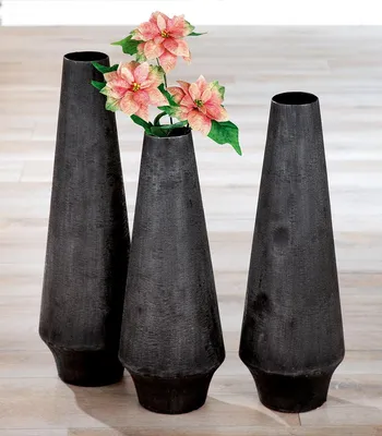 Productafbeelding van GILDE Bodenvase, "Noir", Aluminium, schwarz, , H. 51 cm, D. 17,5 cm 67850