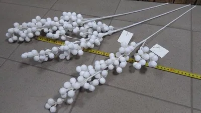 Zdjęcie produktu dla gałązka 3szt. BIAŁA 70cm | CV06412