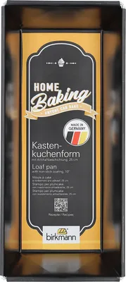 Produktbild von IRKMANN Kastenkuchenform L 25 x H 7,5 cm, Germany, Mit Antihaftbeschichtung, hochwertiger Ka