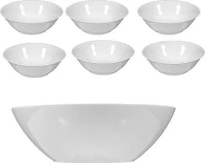 Produktbild von Seltmann Weiden Rondo/Liane Schüssel 24 cm+ Dessertschale Set 7 tlg.