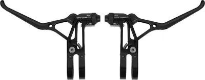 Produktbild von Mountainbike-Bremslenker, Fahrrad-Bremshebelgriff aus Aluminiumlegierung, verstellbar, komplett schwarz