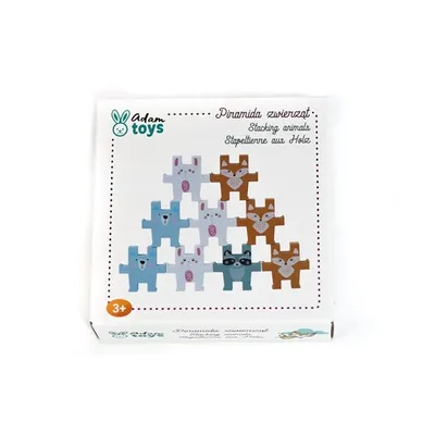 Produktbild von Adam Toys Klappspiel aus Holz - Waldtiere, 12 Teile