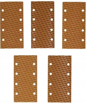 Obrázek produktu pro Brusný papír se zrnitostí 60, rozměry 92 x 182 mm, upevnění na suchý zip, sada 5 kusů