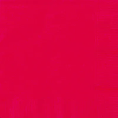 Produktbild von 50 grosse Servietten rot 33 x 33 cm