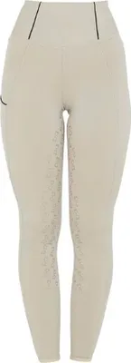 Produktbild von Equestro Classic Damenleggings Beige M Damen Beige M