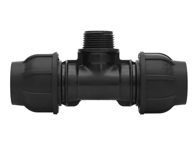 Obrázok produktu pre Gebo-Plast svorkový T-kus s AG Ø 20 mm x 1/2 palca x 20 mm - DN 15